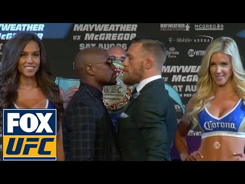 Conor McGregor and Floyd Mayweather face off | FINAL PRESS CONFERENCE